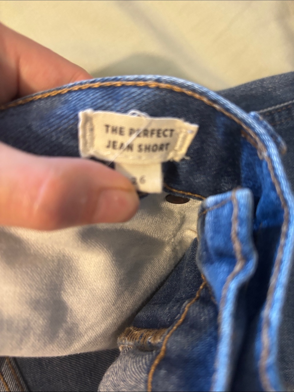 Madewell The Perfect Jean short in Ullman wash - Picture 2 of 5
